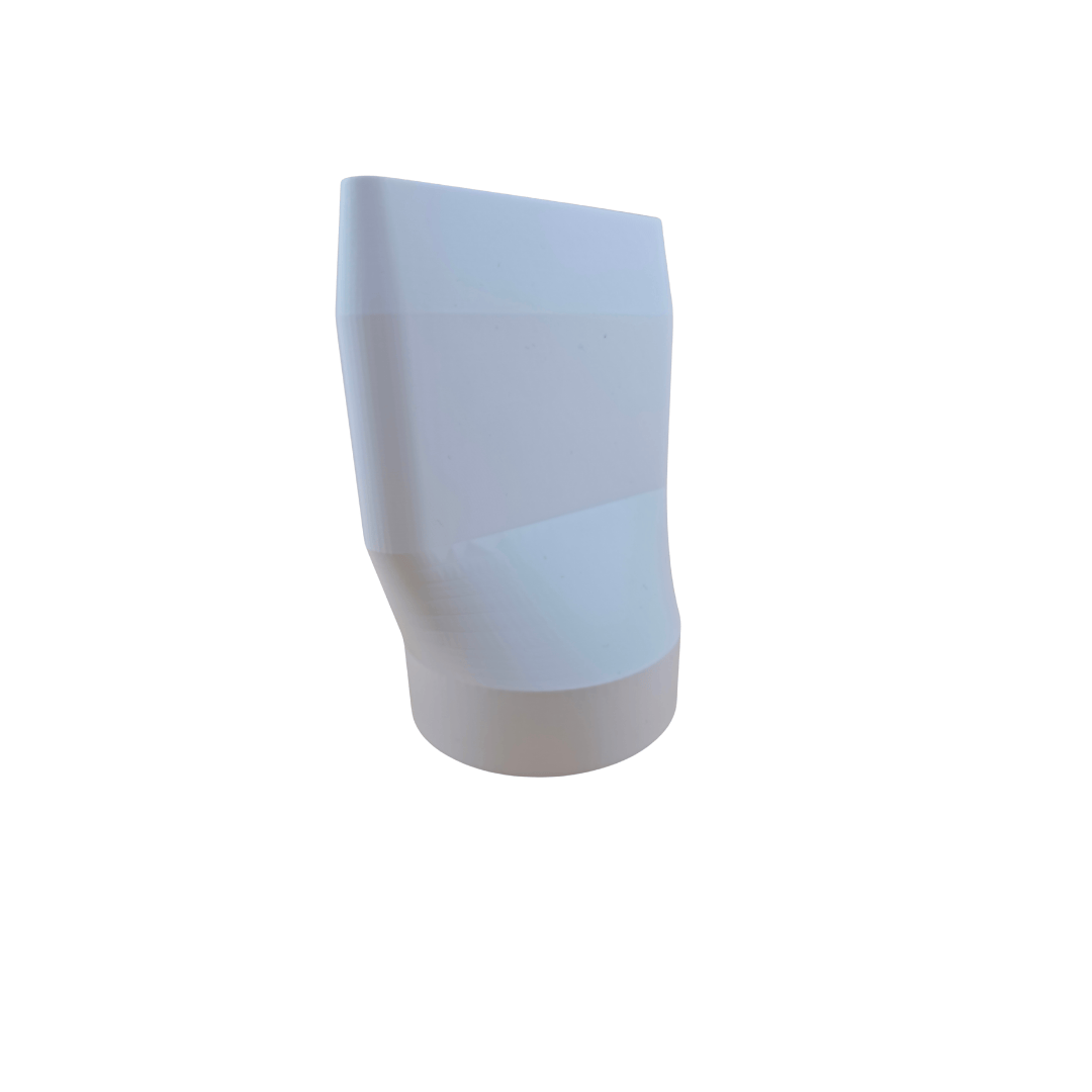 Abluftadapter weiß  100mm für Kippfenster