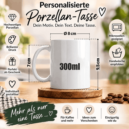 Maße vom Kaffeebecher